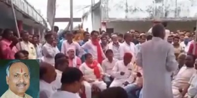 यूपी: पूर्व विधायक बैजनाथ दुबे का वीडियो वायरल, कार्यकर्ताओं को सलाह - लाठी-डंडे लेकर रहें तैयार